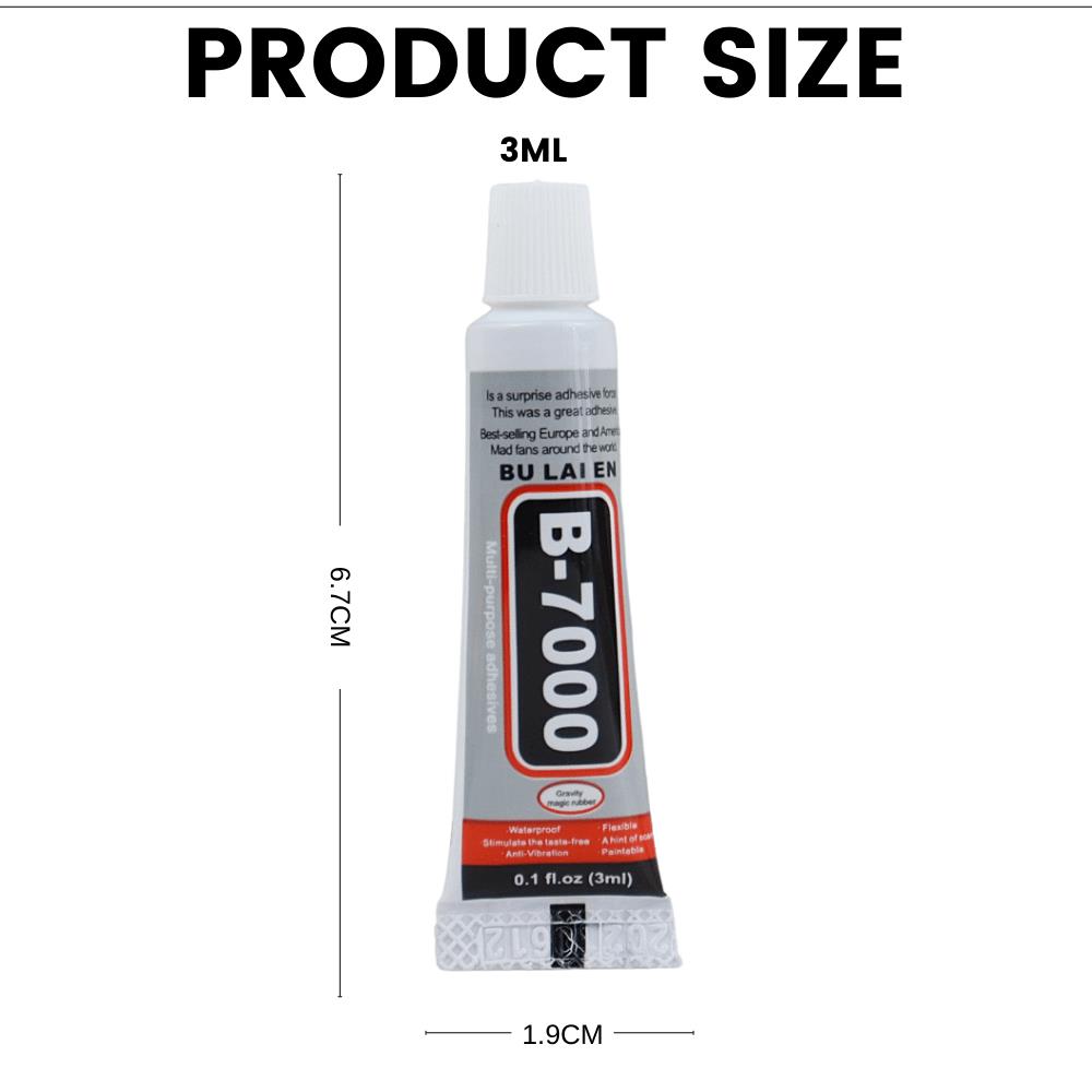 1/5/10/20pcs B7000 3ML Glass P - Contact Cement Glue ulasan dan harga