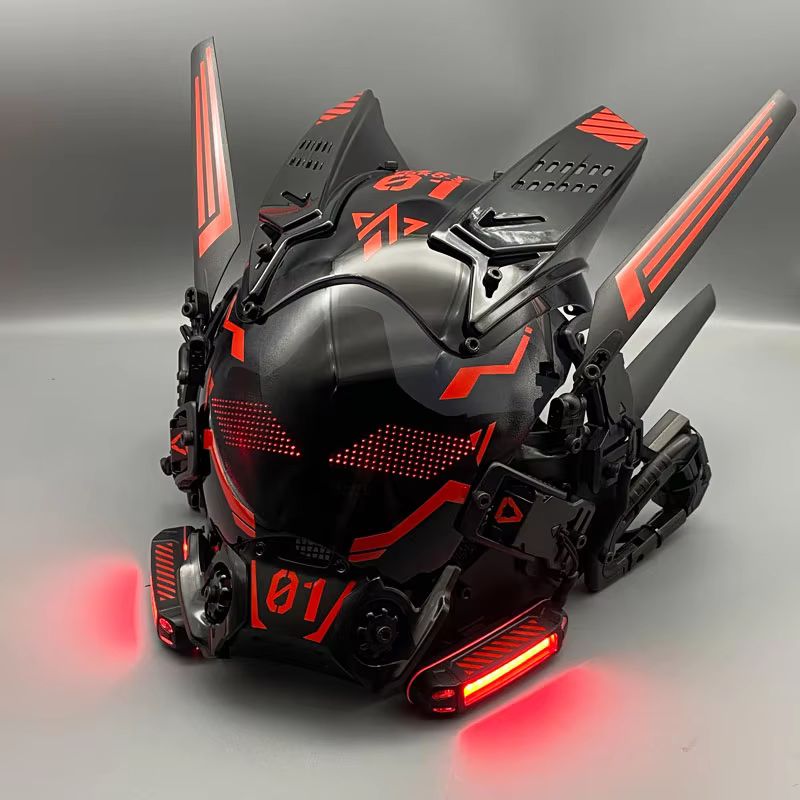 Cyber Punk Cos Mask Cosplay Me - Cosplay Prop Display ulasan dan harga