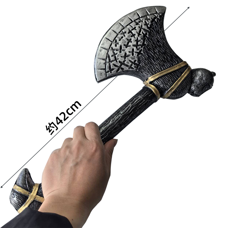 Halloween Axe Prop Dog Head Ax - Cosplay Prop Axe ulasan dan harga