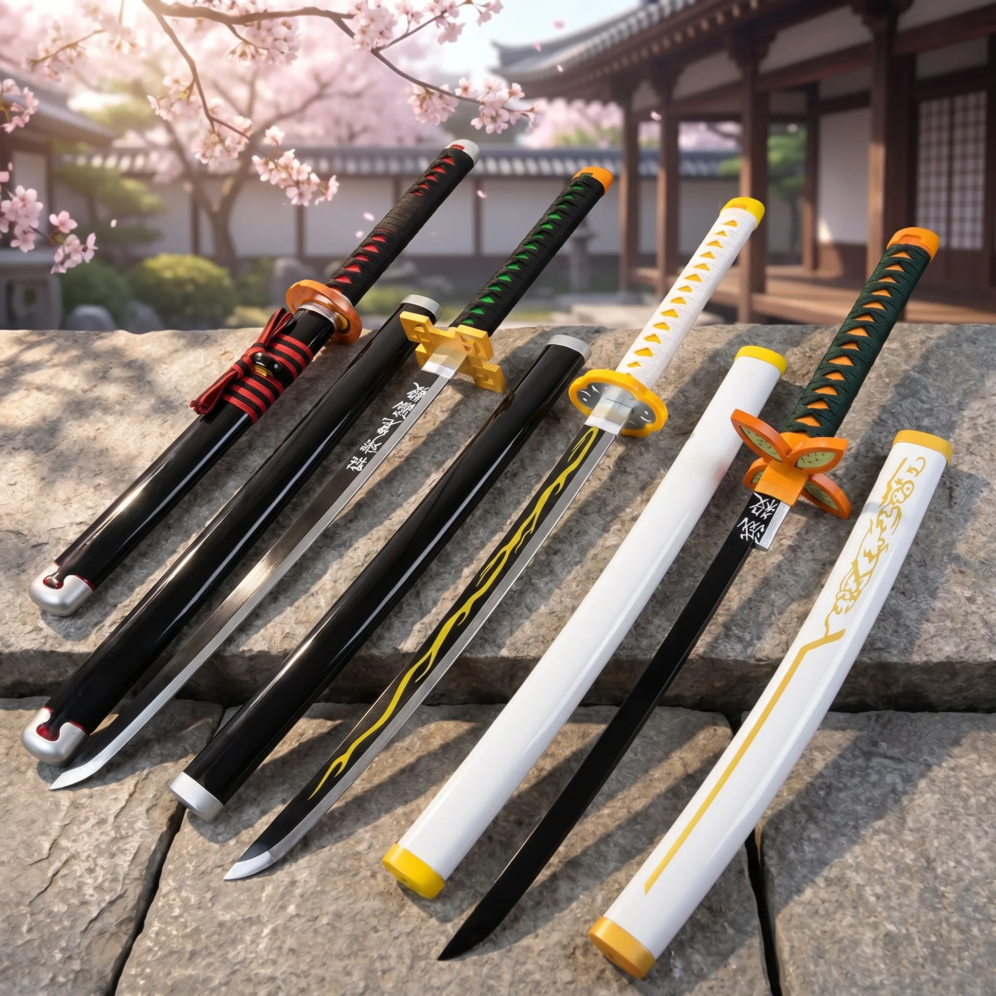72 104cm Demon Slayer Katana T - Cosplay Prop Display ulasan dan harga