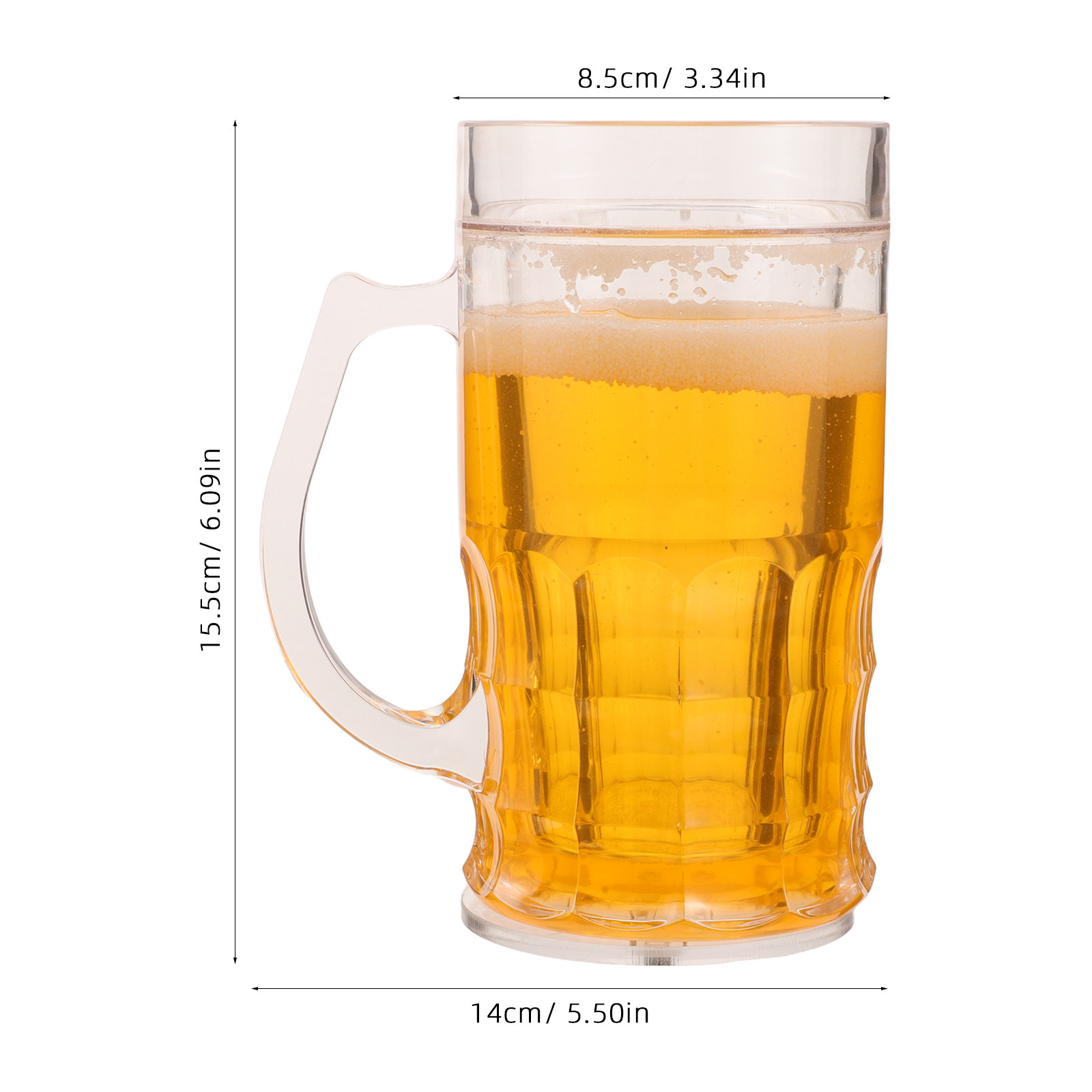 Artificial Beer Glass Glasses  - Cosplay Prop Display ulasan dan harga