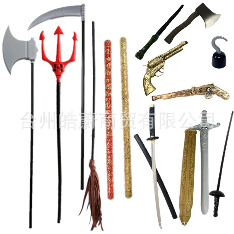 Funny Large Triangle Fork Sick - Cosplay Prop Axe ulasan dan harga