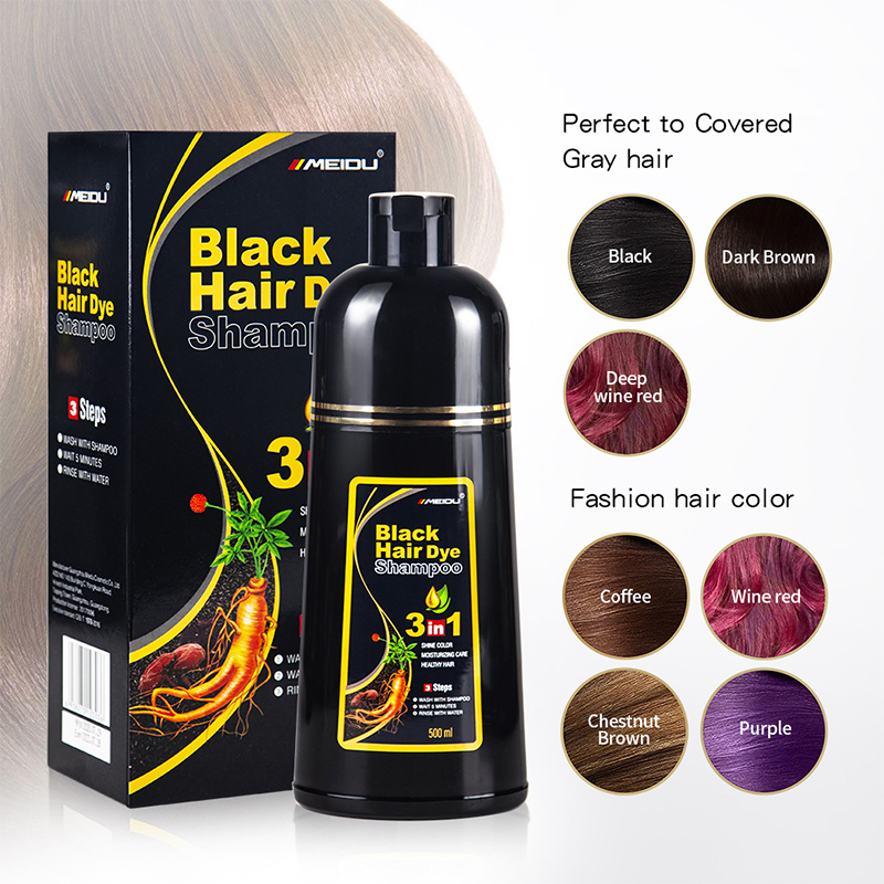 500ml Hair Color Dye Shampoo 3 - Hair Spray Color ulasan dan harga