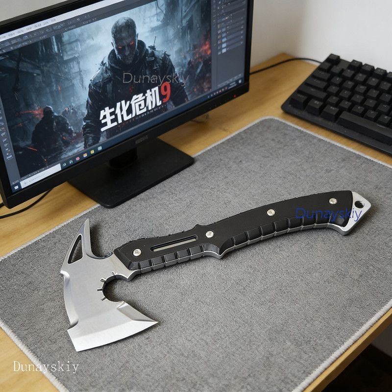 Re9 REQ Leon Cosplay Evil Requ - Cosplay Prop Axe ulasan dan harga
