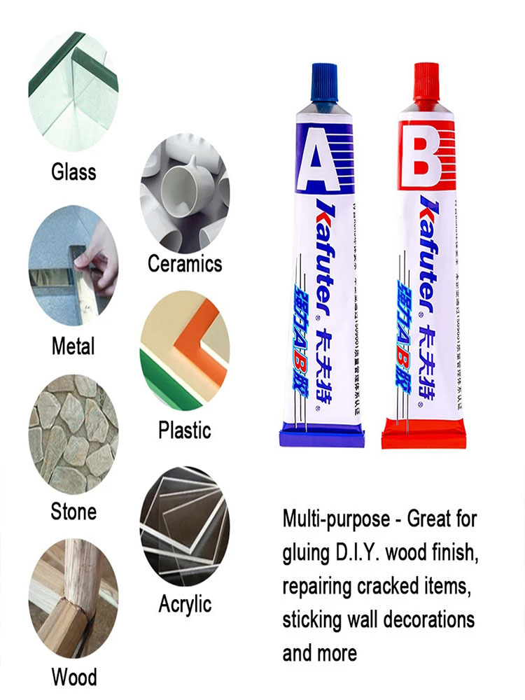 2PCS A+B Epoxy Resin Contact A - Contact Cement Glue ulasan dan harga