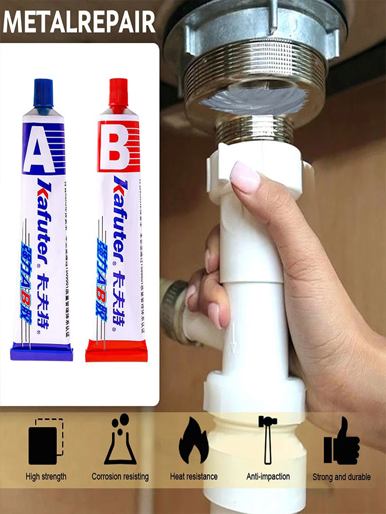 2PCS A+B Epoxy Resin Contact A - Contact Cement Glue ulasan dan harga
