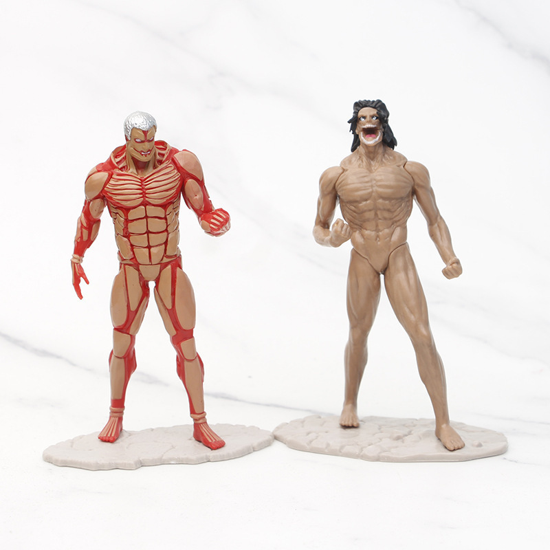 8pcs Attack on Titan Anime Fig - Kotobukiya Artfx ulasan dan harga
