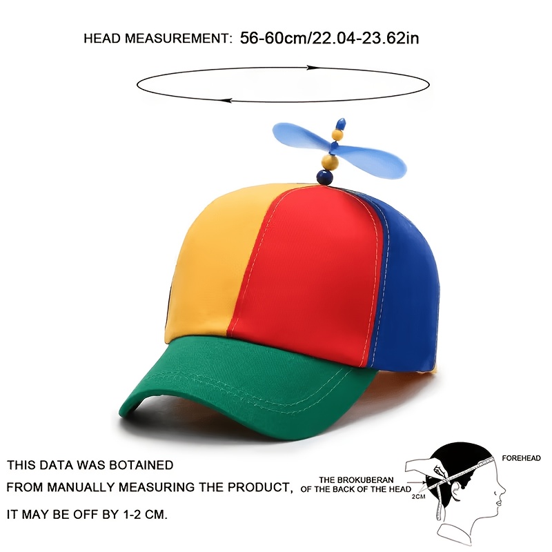 Funny Multicolor Propeller Hat - Ekko Cosplay Prop ulasan dan harga