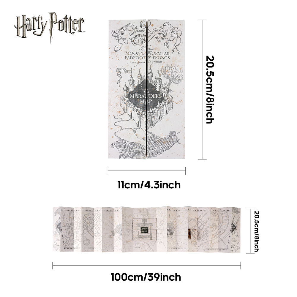 1PC Map Of The Marauder's Scho - Anime Cosplay Prop ulasan dan harga